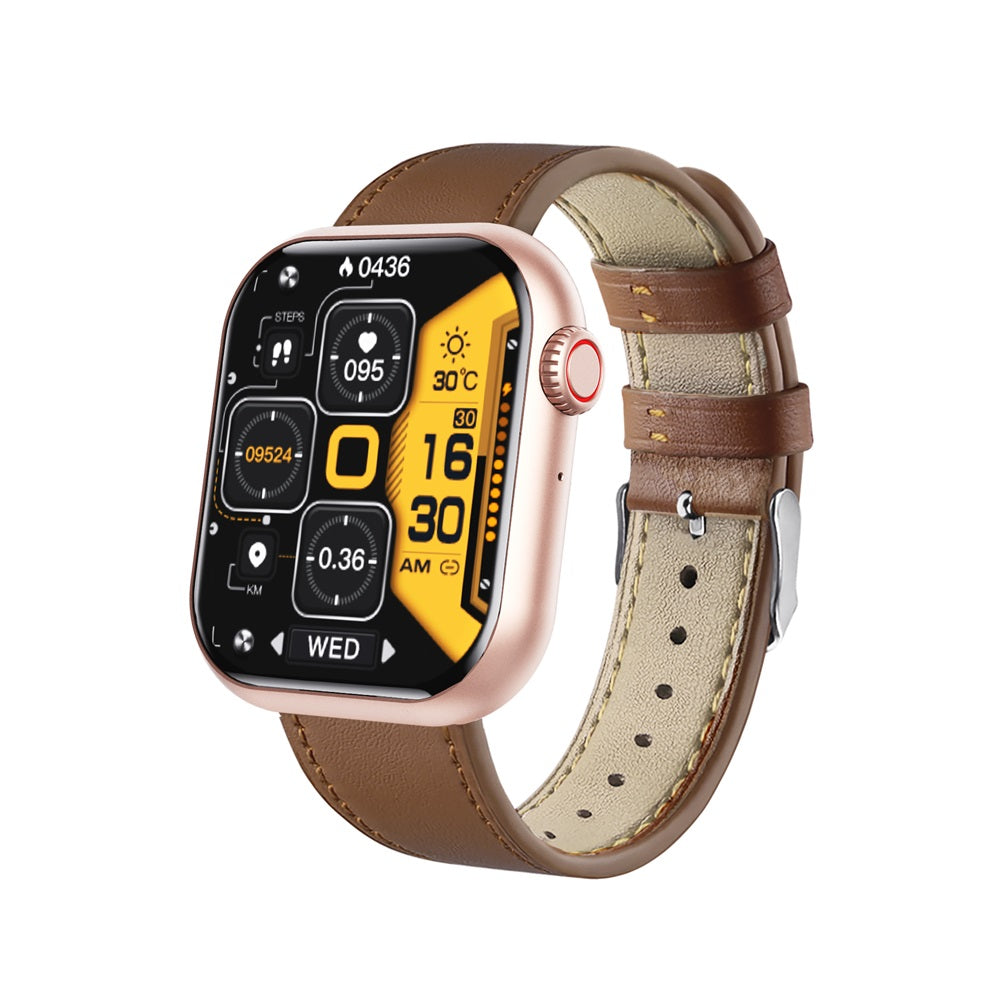 Waterproof Smartwatch with Blood Sugar, Blood Pressure, Blood Oxygen, and Sleep Monitoring Features