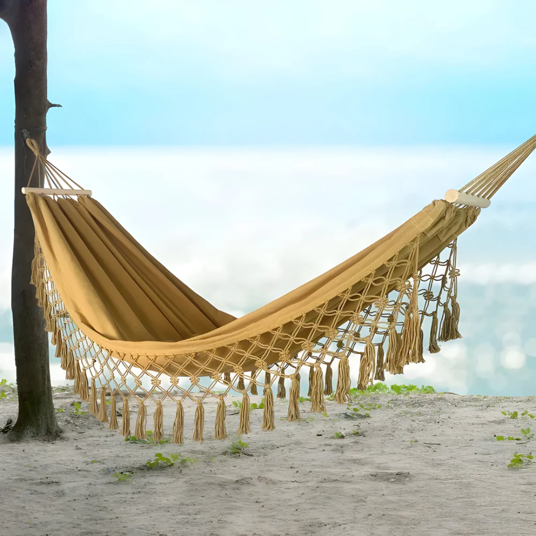 Cozy Boho Cotton Hammock