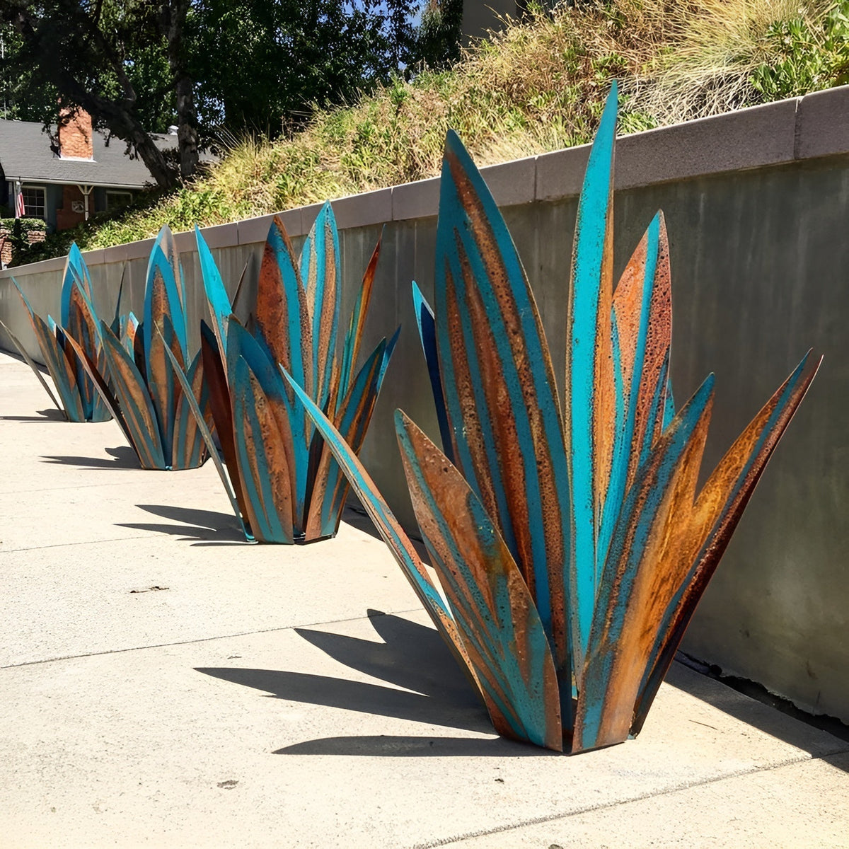 Waterproof Eternal Agave Rustic Sculpture