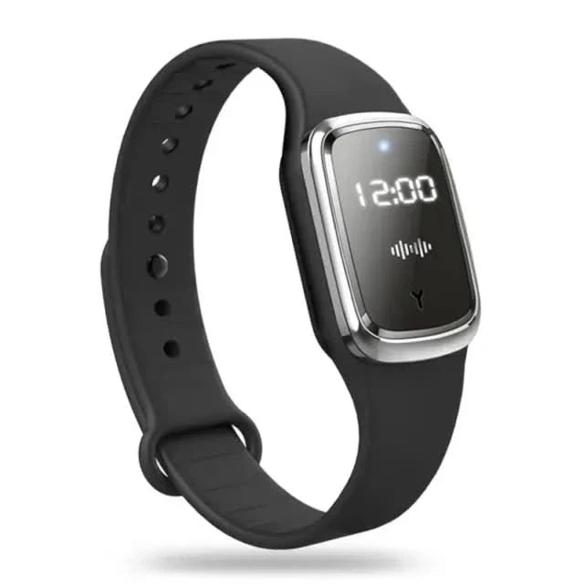Ultrasonic Mosquito Repellent Bracelet with Rechargeable Battery and Modern Design