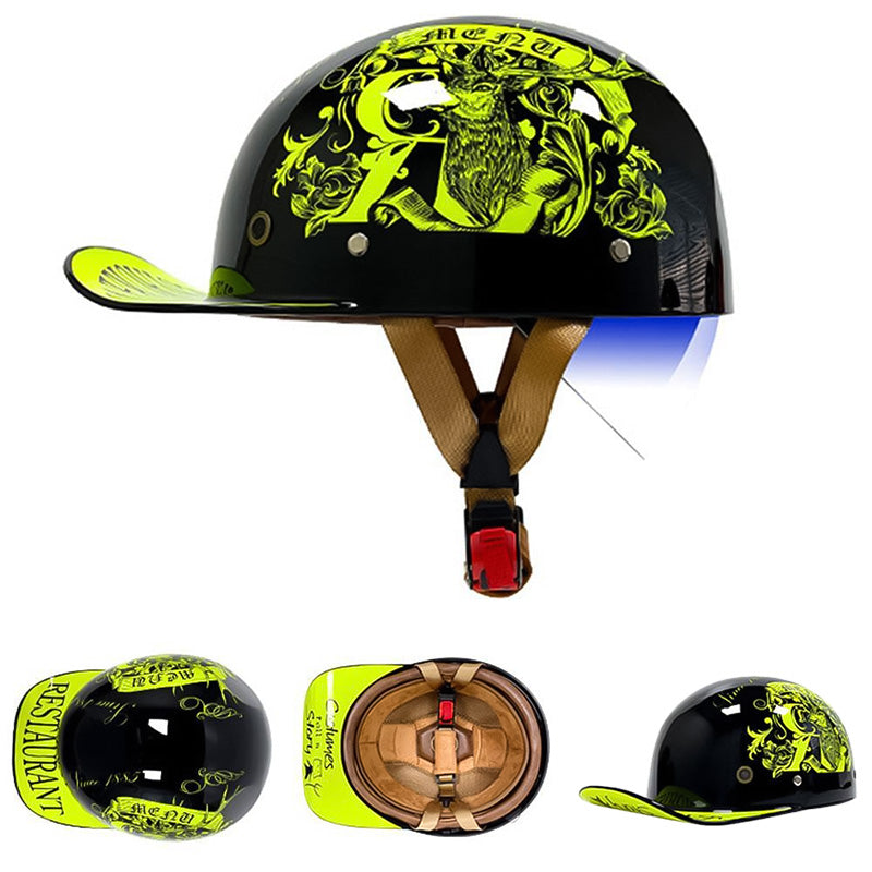 DOT Approved Motorcycle Baseball Helmet
