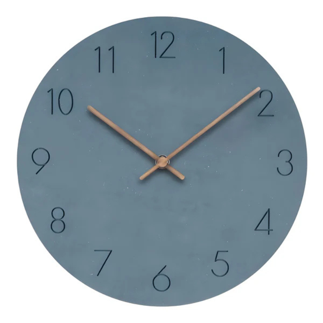 Minimalistic Wooden Wall Clock