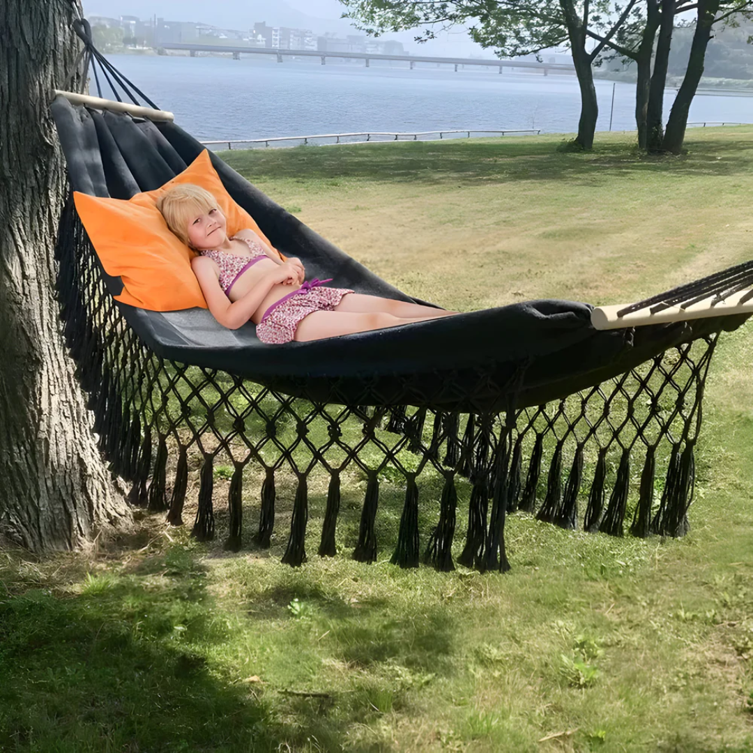 Cozy Boho Cotton Hammock