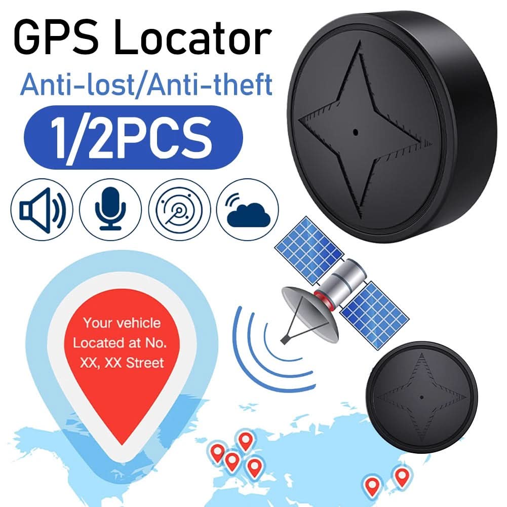 Compact GPS Tracker – Real-Time Location Tracking Device with Magnet for Valuables, Pets, and Vehicles
