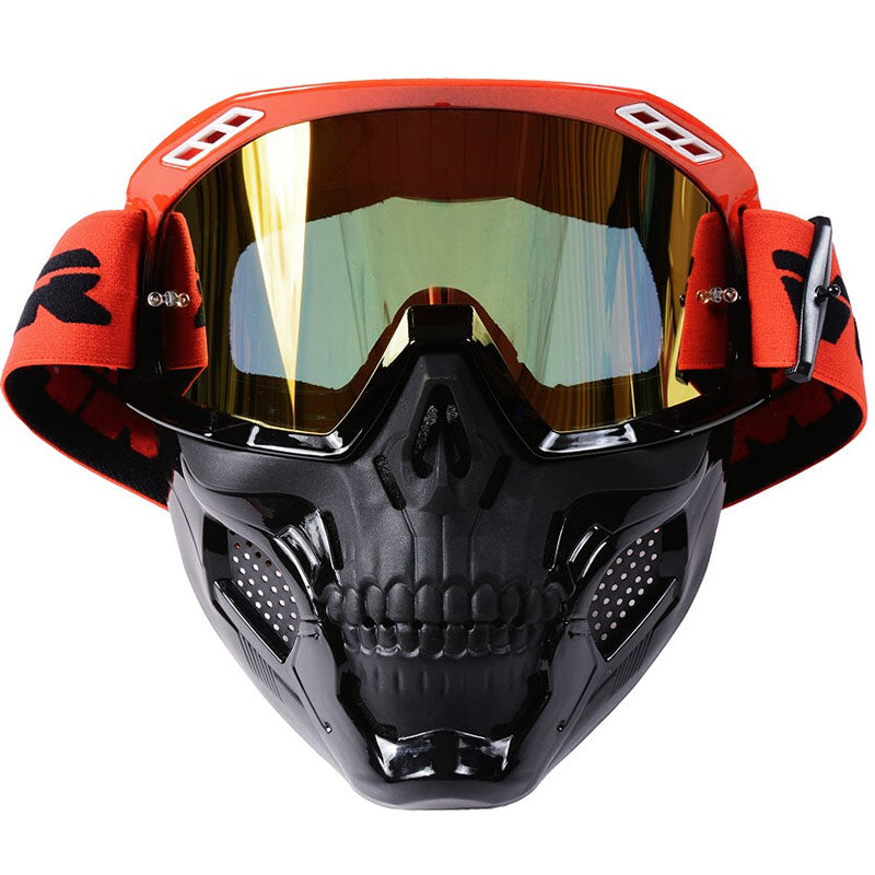 Motorcycle Goggles with Impact-Resistant Lenses