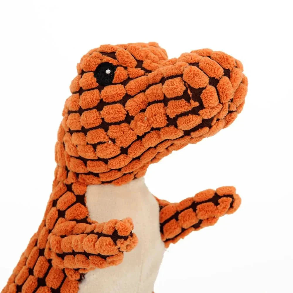 Indestructible Dinosaur-Shaped Dog Toy