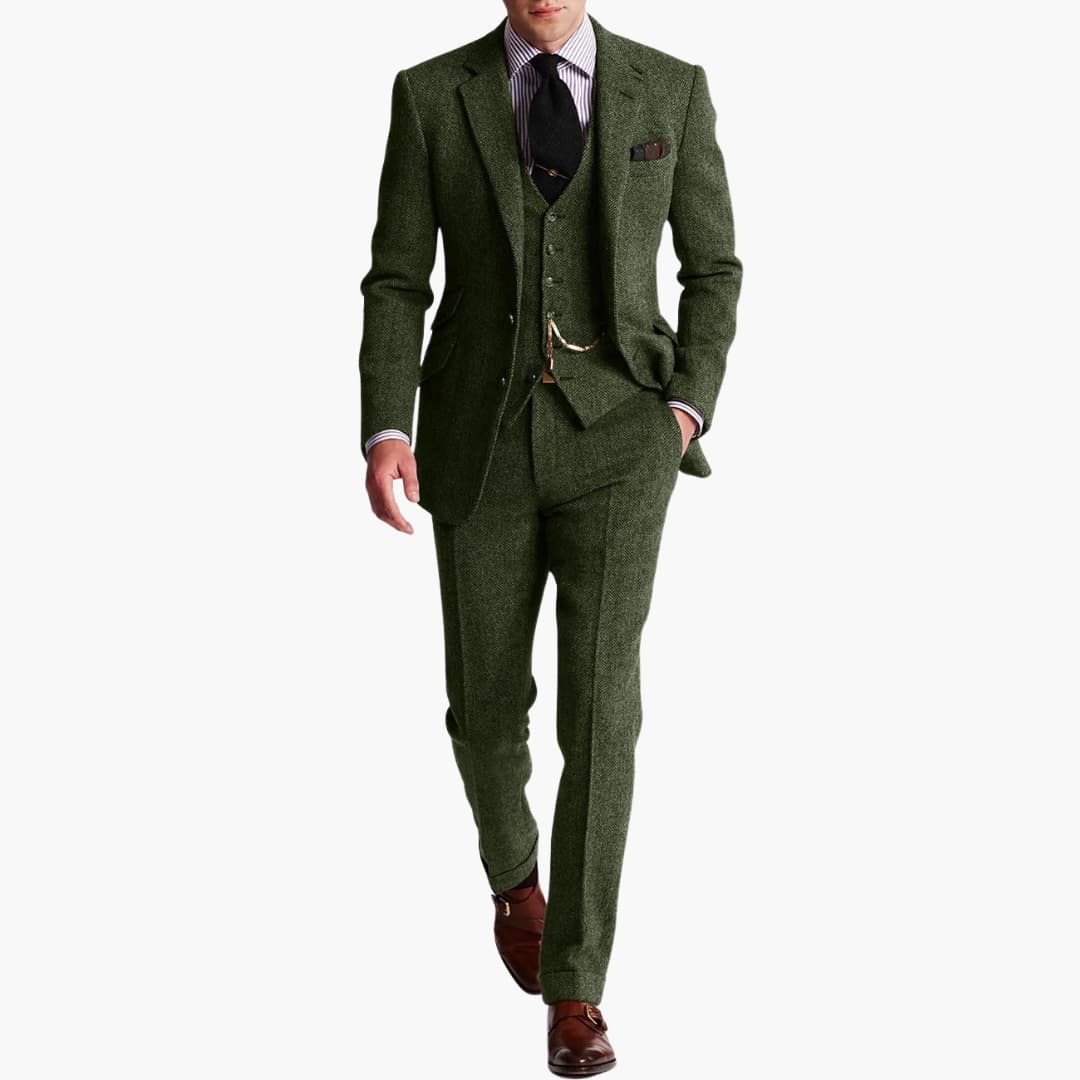 Men's Classic Suit | With Vest
