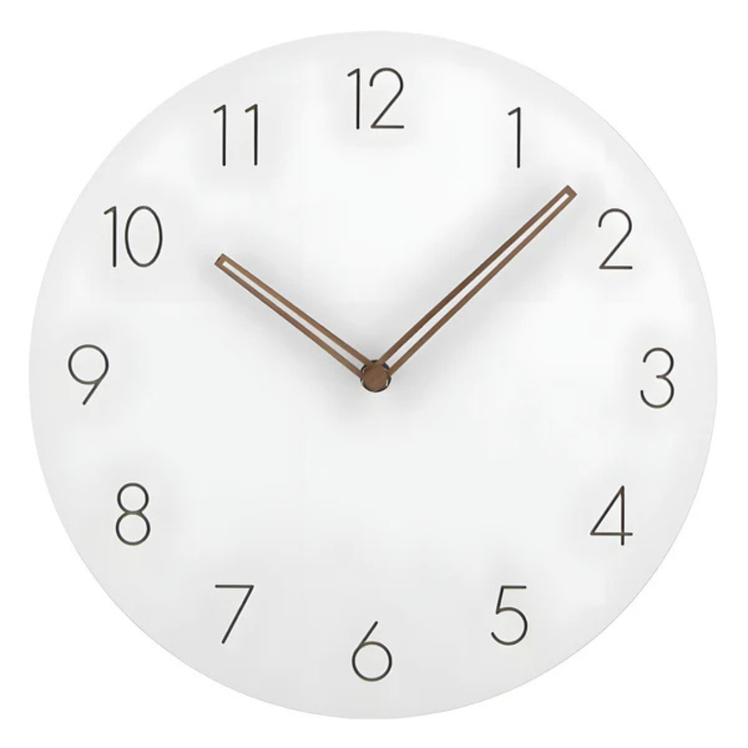 Minimalistic Wooden Wall Clock