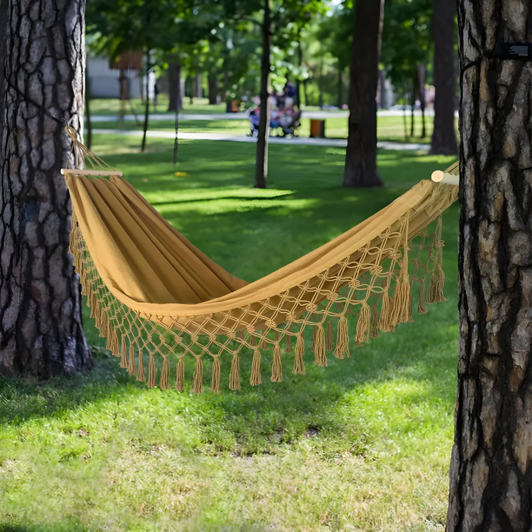 Cozy Boho Cotton Hammock