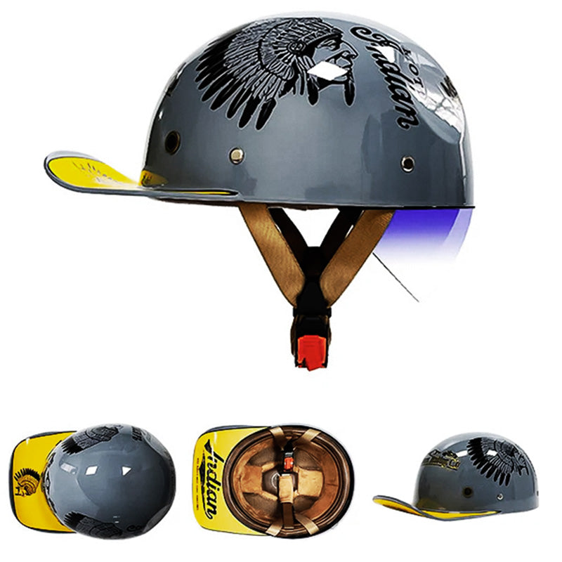 DOT Approved Motorcycle Baseball Helmet