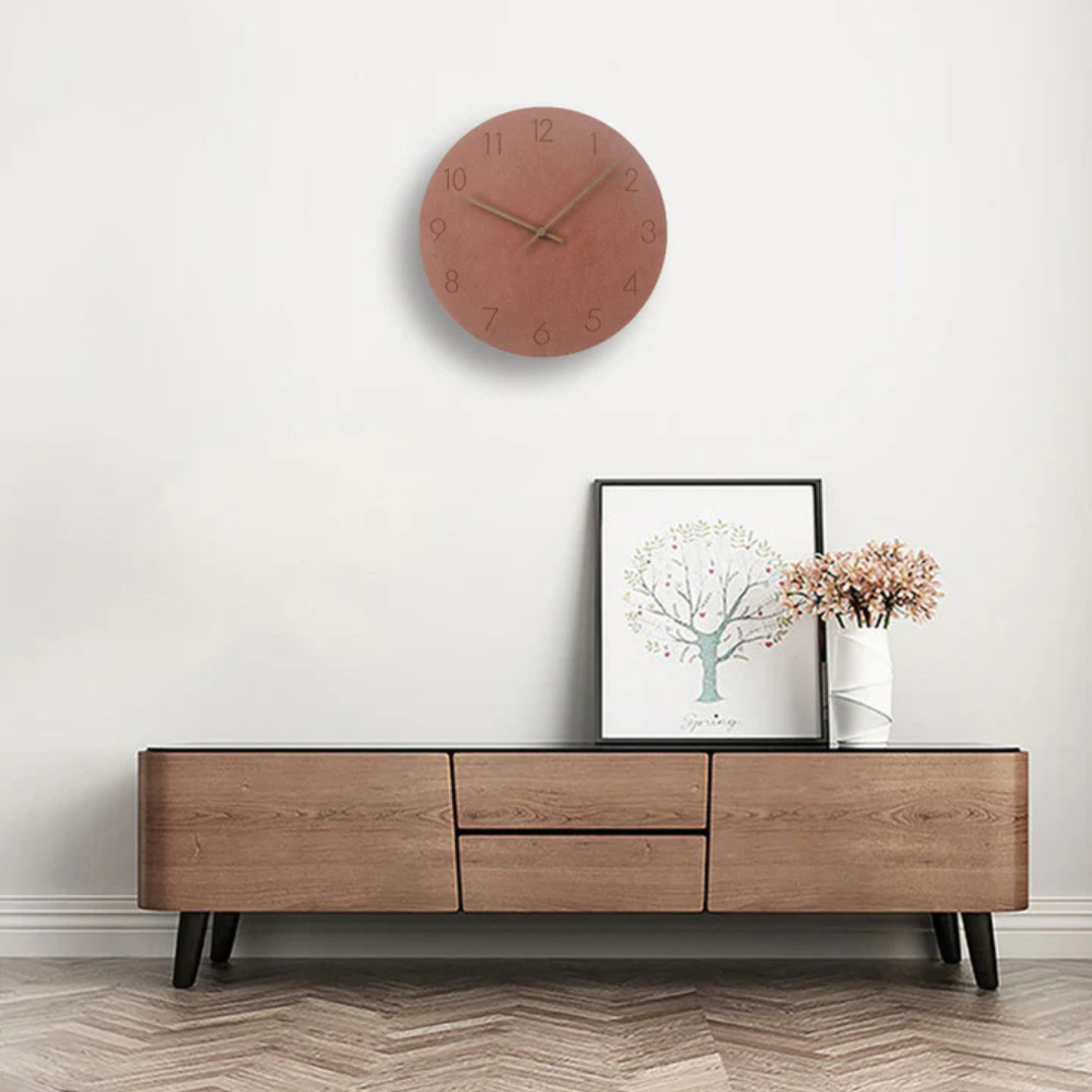Minimalistic Wooden Wall Clock