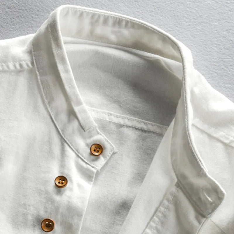 Men's Elegant Shirt | Stand Collar