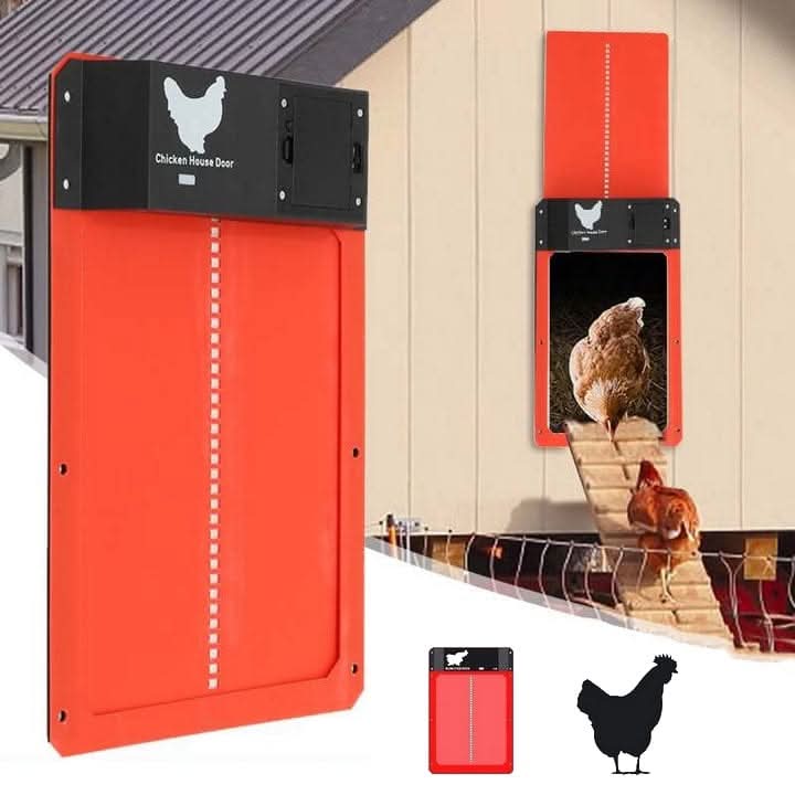 Automatic Chicken Coop Door with Light Sensor and Weather Protection