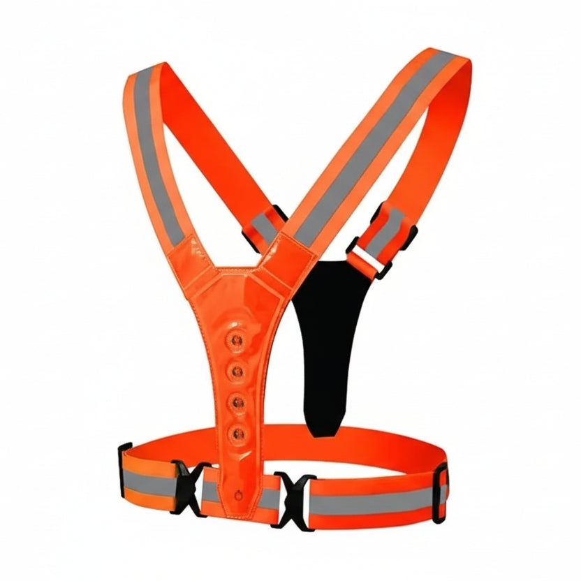 Adjustable LED Vest – 3 Modes for Safe Night Training