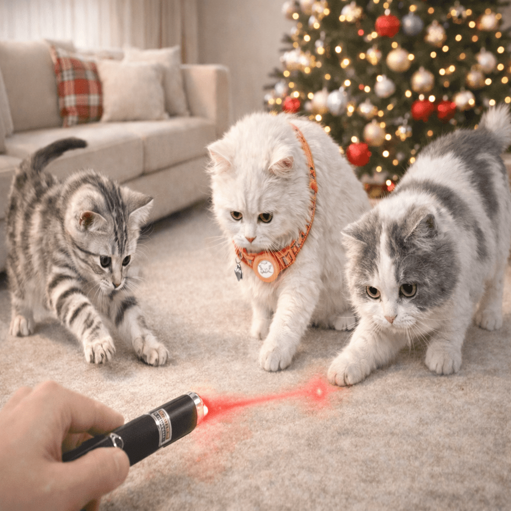 Mini LED Laser Pointer & Flashlight 2-in-1 Pet Toy
