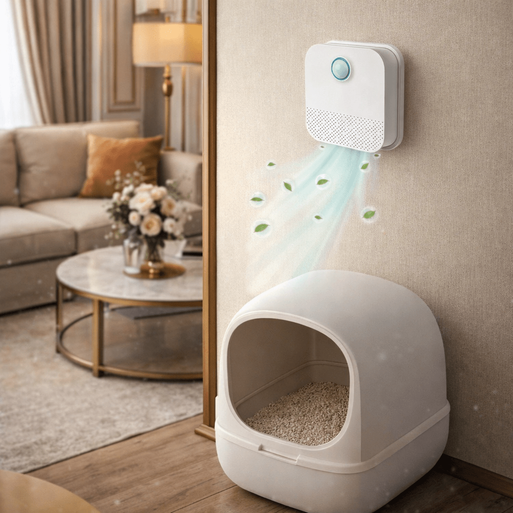 Odor Neutralizer with Motion Sensor for Cat Litter Boxes