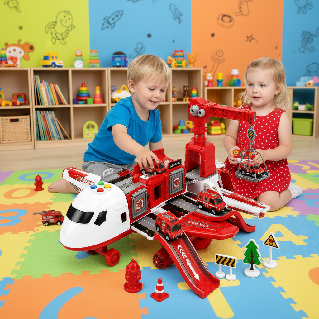 Adventure Airplane Playset for Creative Role Play and Imaginative Exploration
