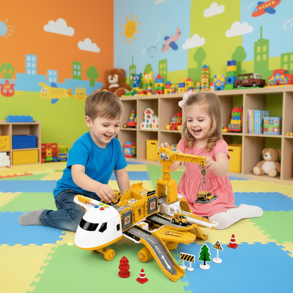 Adventure Airplane Playset for Creative Role Play and Imaginative Exploration