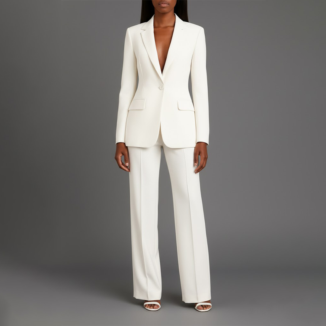 Women's Formal Suit Set | Tailored Long