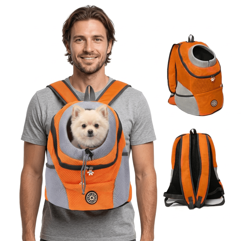 Ergonomic Dog Carrier Backpack with Comfort Padding