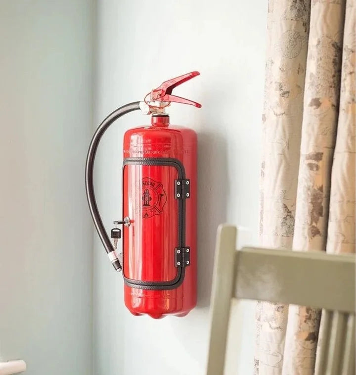 Fire Extinguisher | Concealed Fire Extinguisher with Secret Drink Compartment