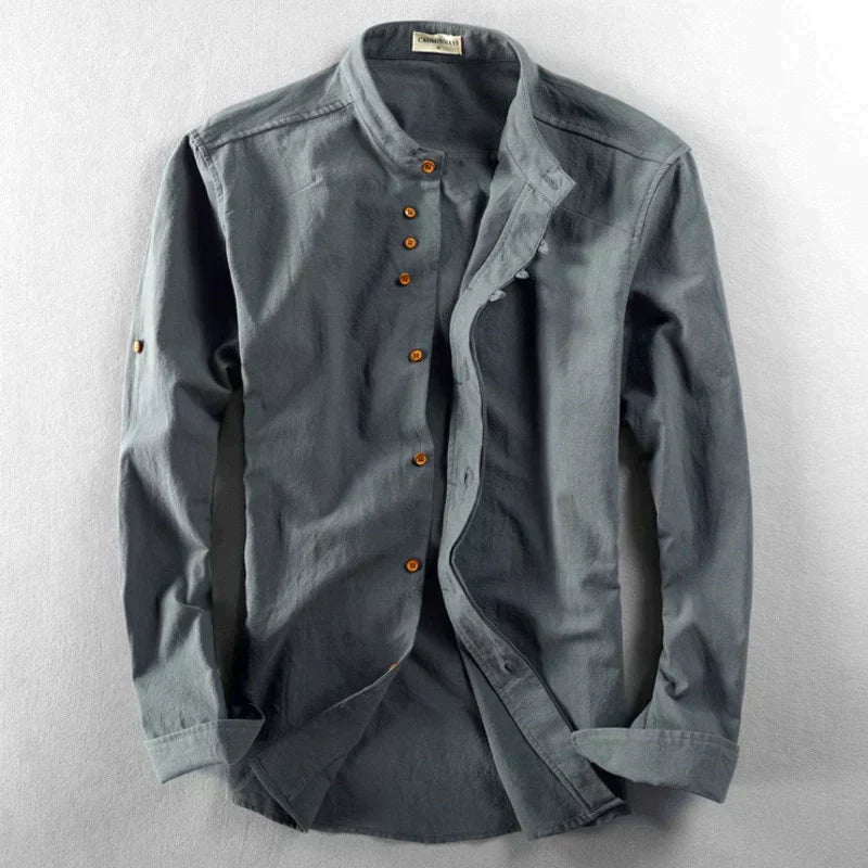 Men's Elegant Shirt | Stand Collar