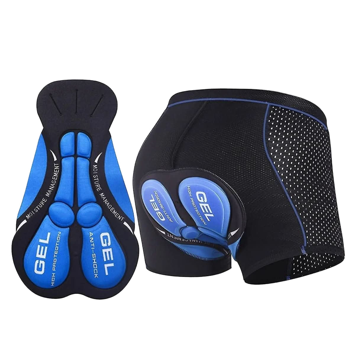 Gel-Padded Cycling Shorts to Alleviate Saddle Pain
