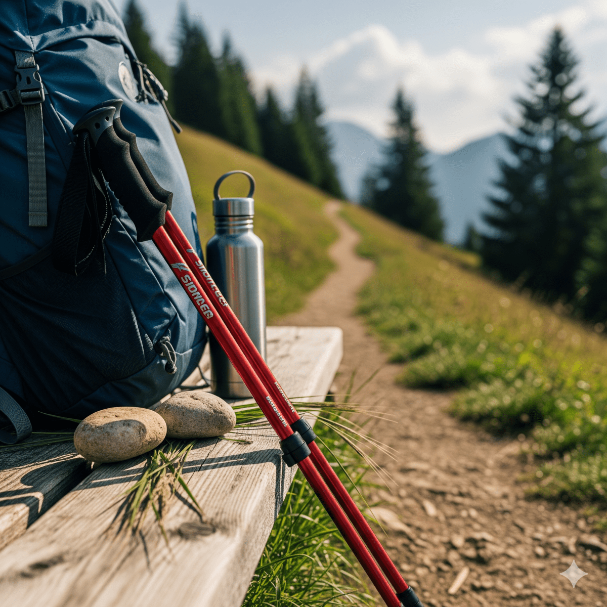 Adjustable Trekking Poles for Enhanced Stability and Comfort