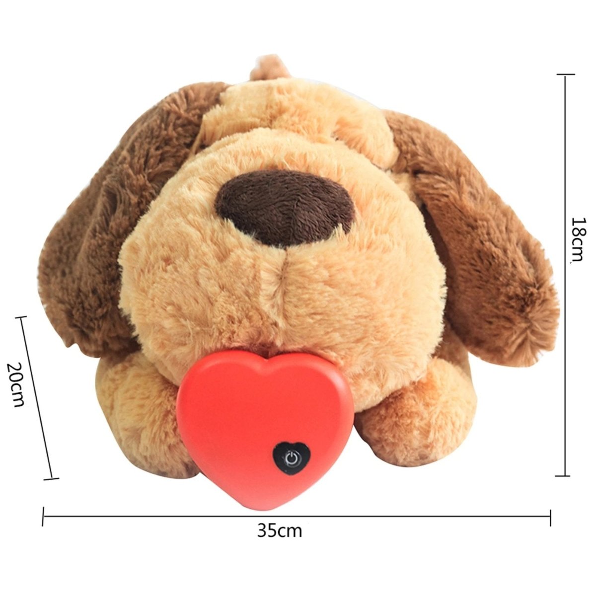Soothing Plush Toy with Heartbeat for Puppies