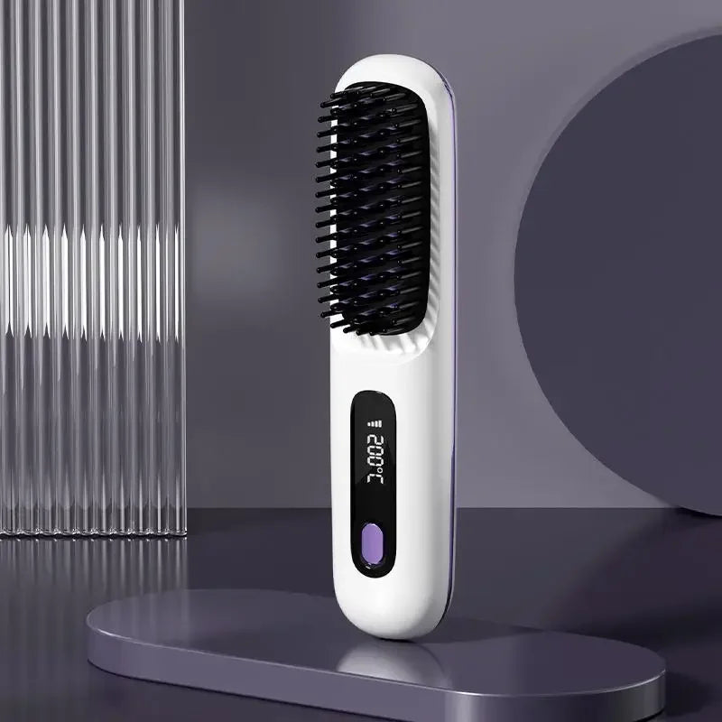 Hair Straightener | Ceramic Ion Technology | USB Rechargeable with LCD Control