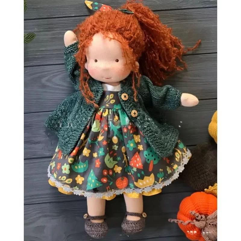 Handmade Waldorf Cotton Doll for Soft, Natural, and Imaginative Play with Timeless Minimalist Charm