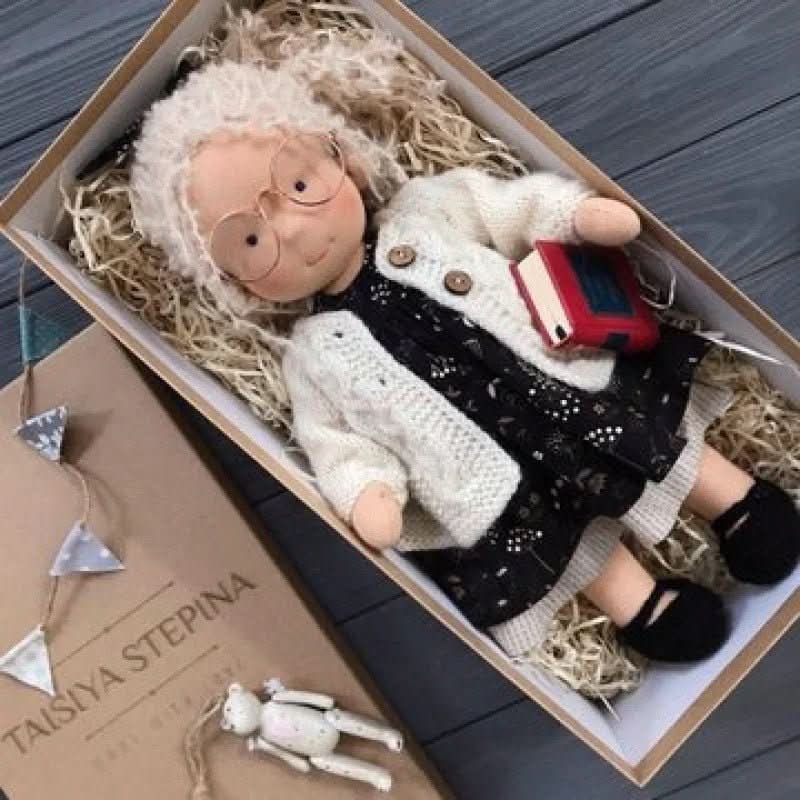 Handmade Waldorf Cotton Doll for Soft, Natural, and Imaginative Play with Timeless Minimalist Charm