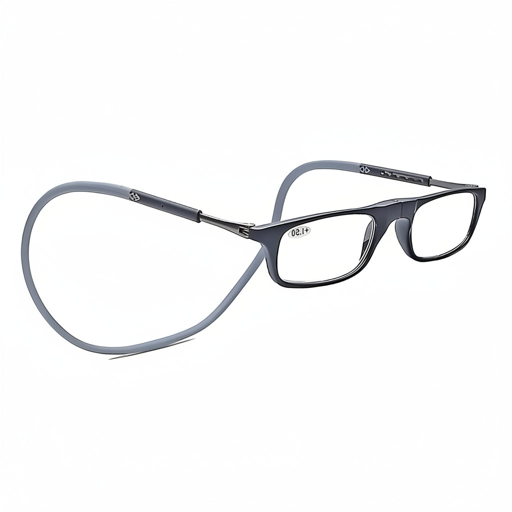 Innovative Magnetic Reading Glasses with Neck-Hanging Comfort Design