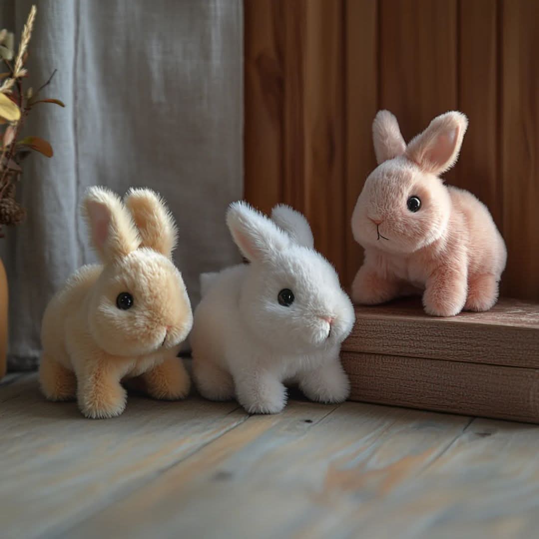 Interactive Plush Bunny with Realistic Movements & Adorable Sounds