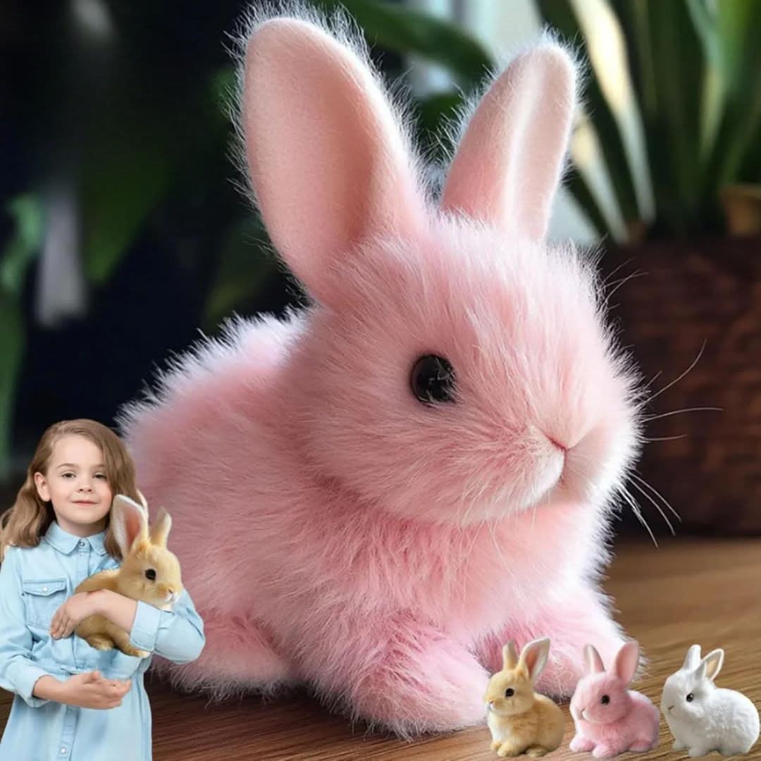 Interactive Plush Bunny with Realistic Movements & Adorable Sounds