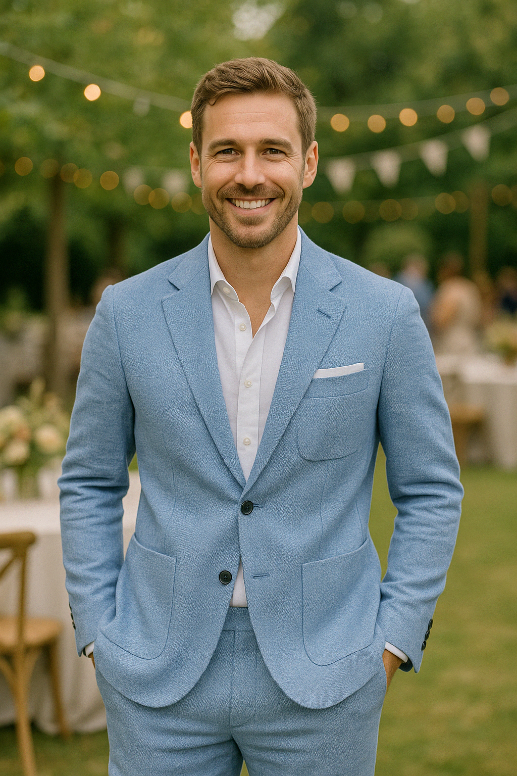 Men's Linen Suit | Light and Stylish for Summer&Autumn