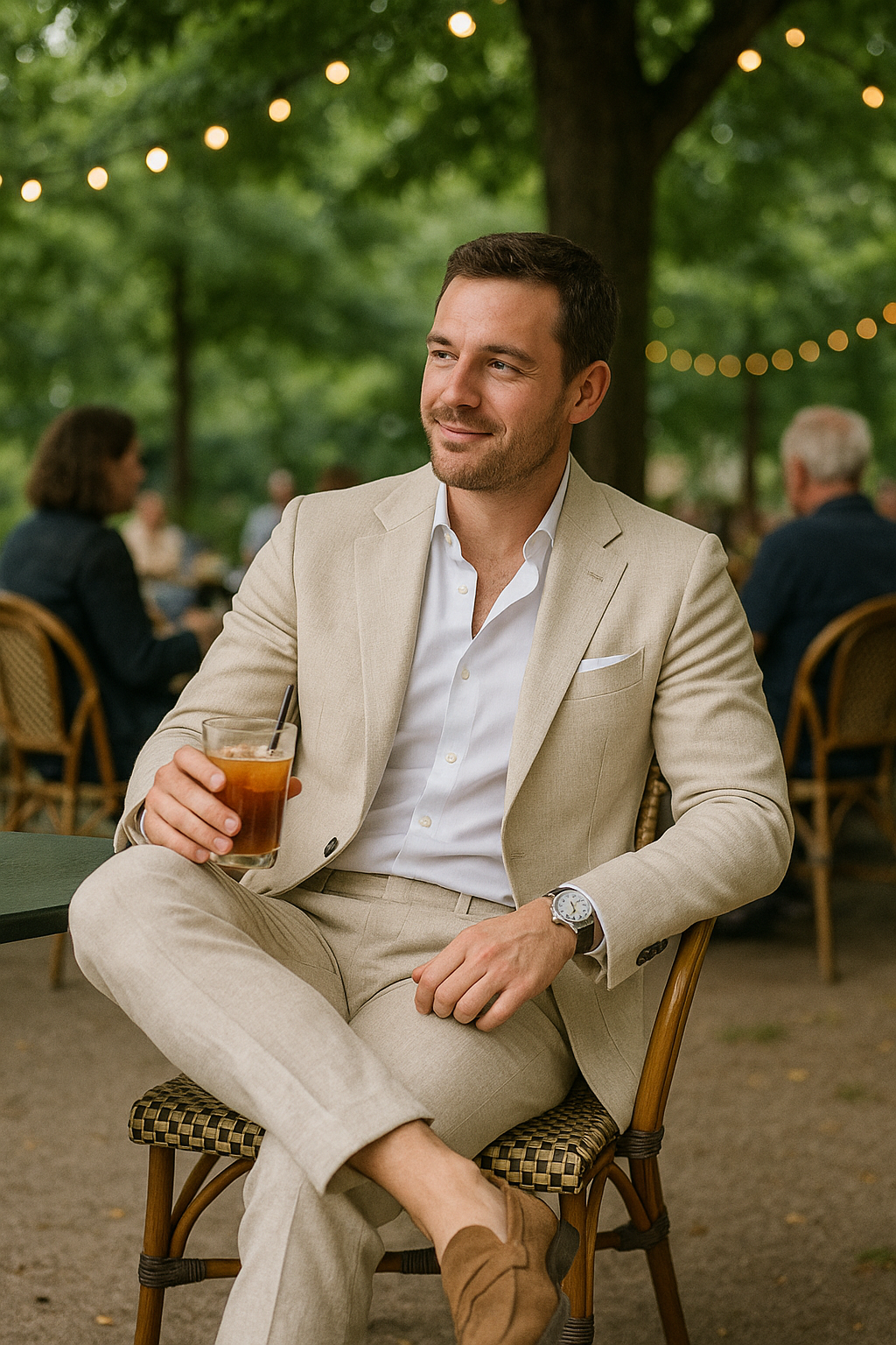 Men's Linen Suit | Light and Stylish for Summer&Autumn
