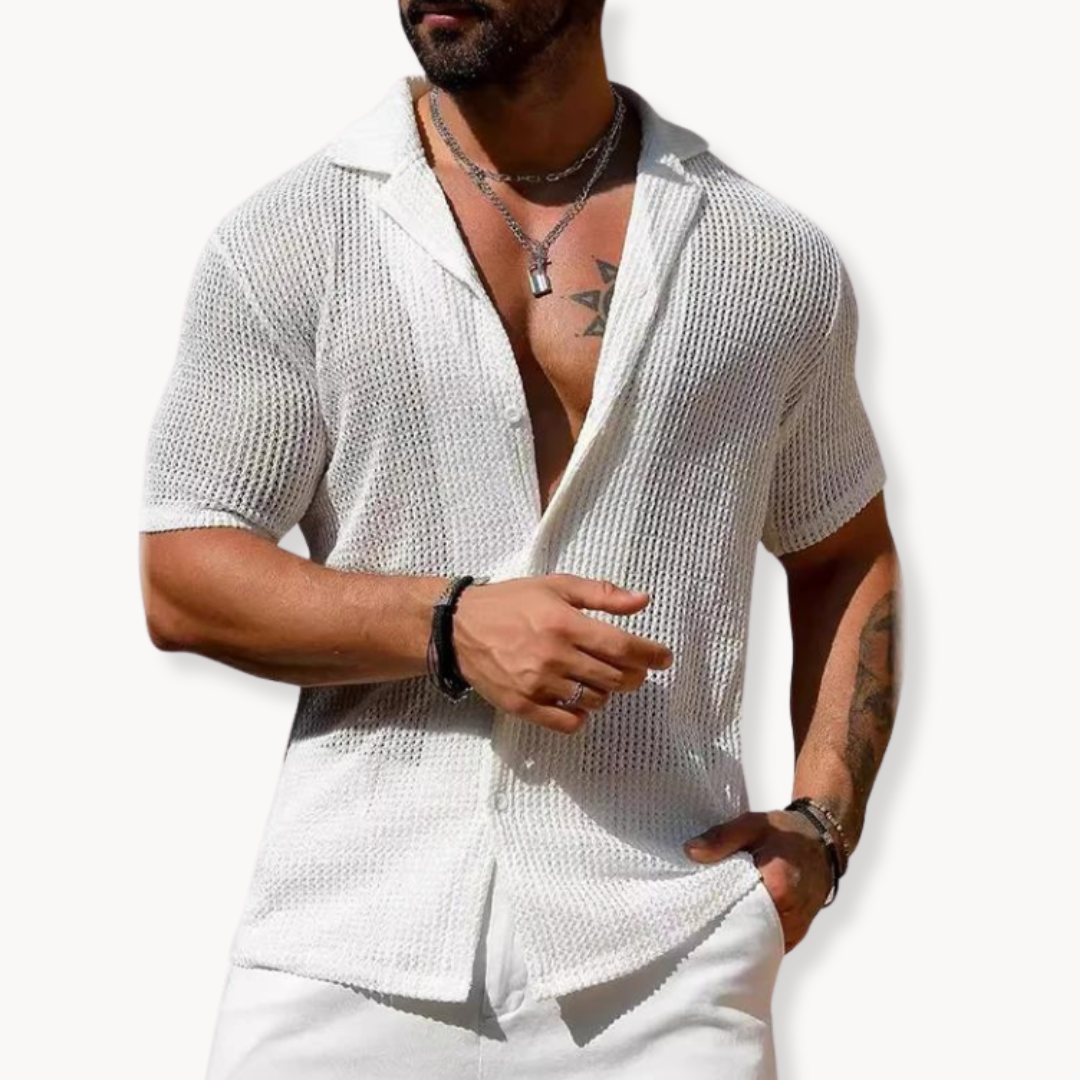 Men's Summer Beach Shirt | Short Sleeve