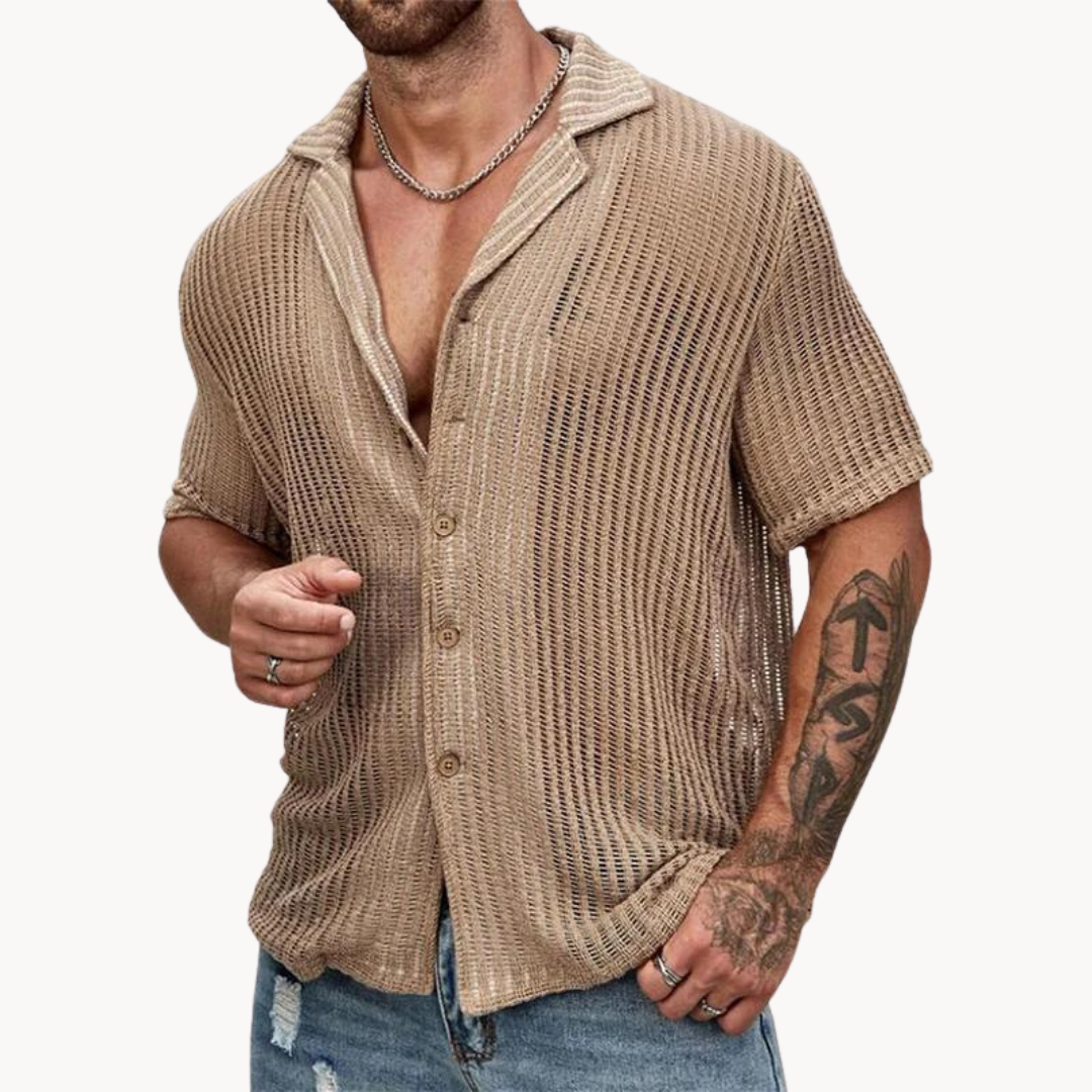 Men's Summer Beach Shirt | Short Sleeve