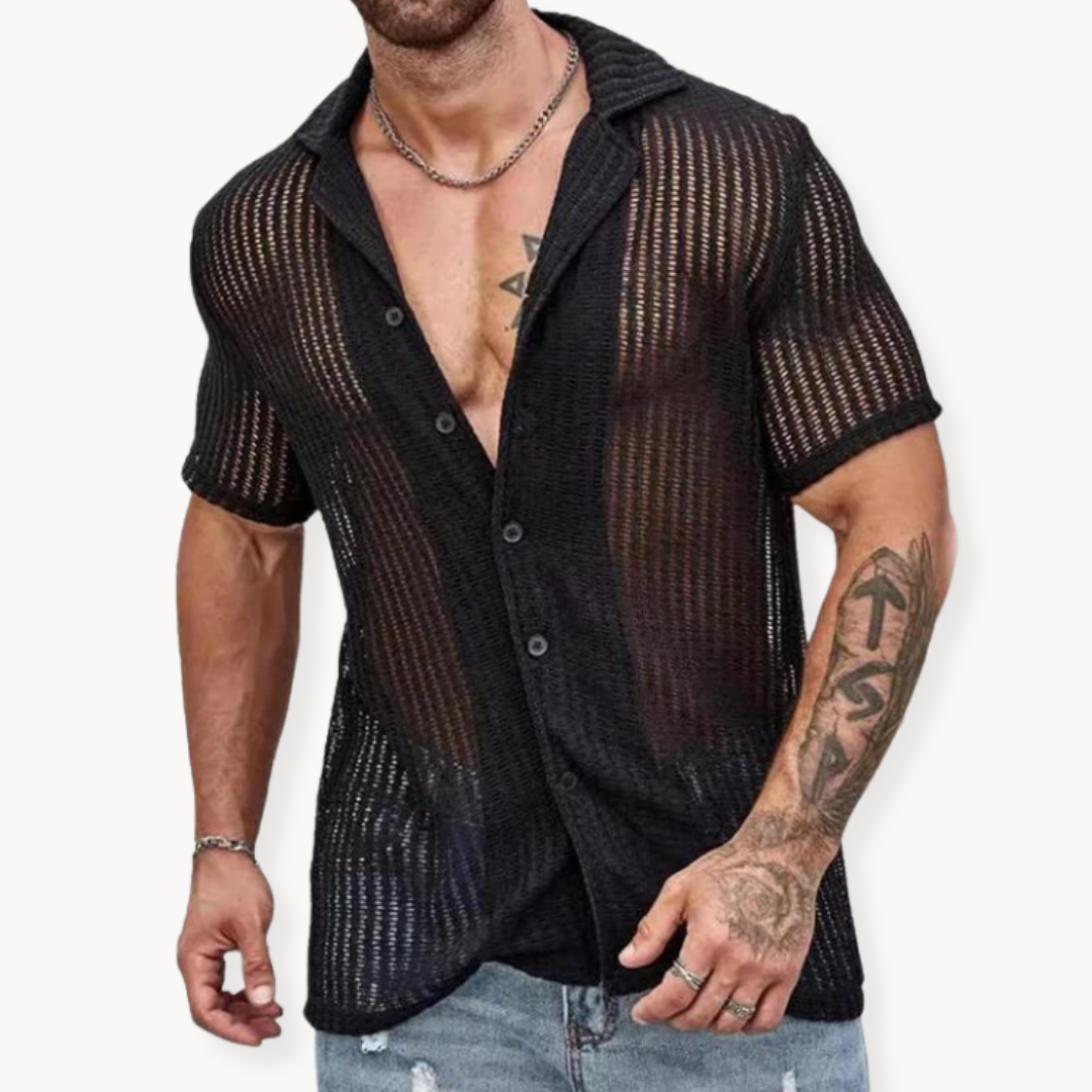 Men's Summer Beach Shirt | Short Sleeve