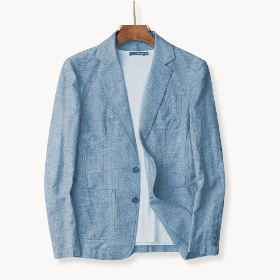 Men's Business Casual Blazer Jacket | Lapel Collar