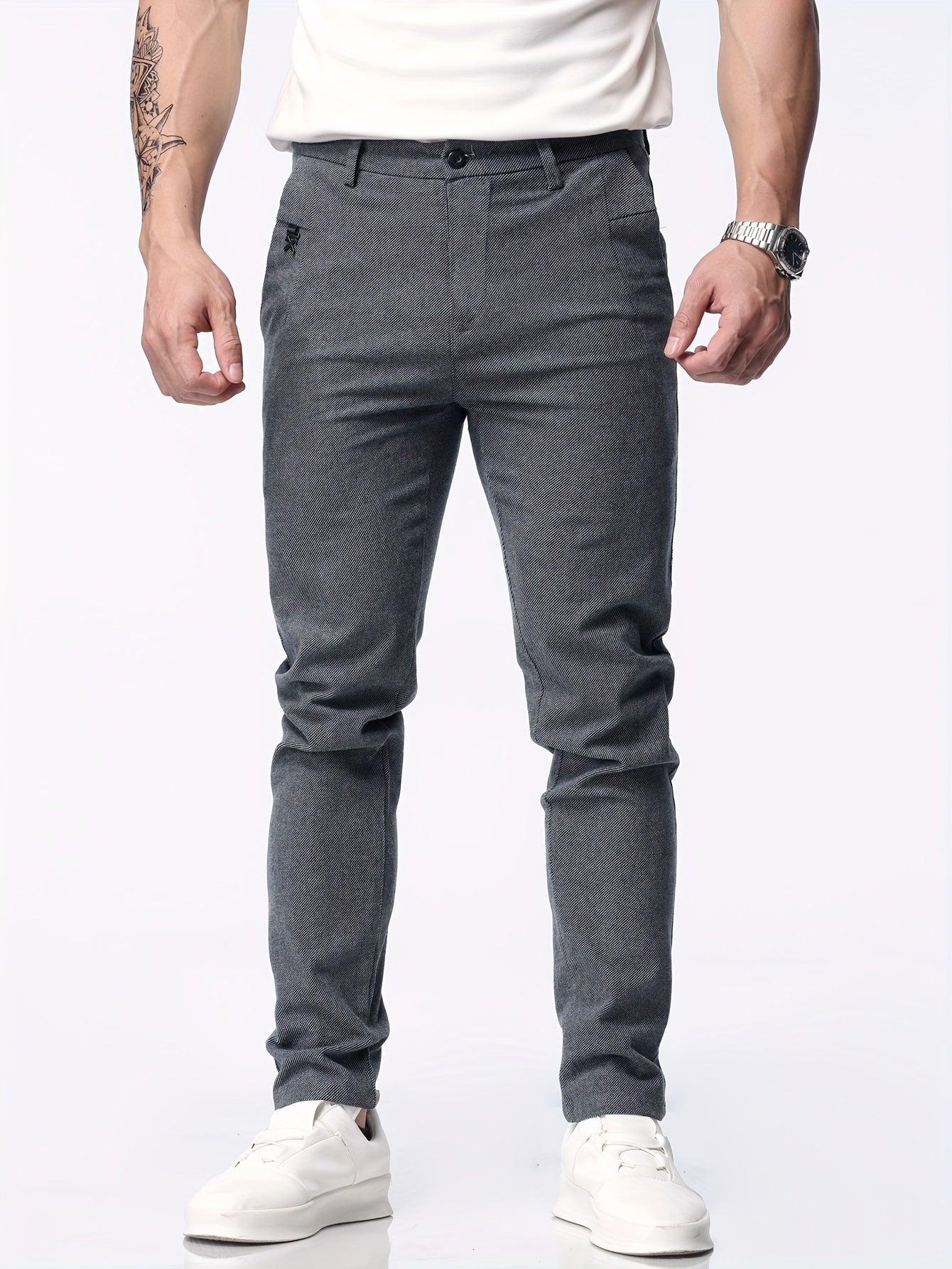 Men's Slim Fit Casual Business Pants | Chino