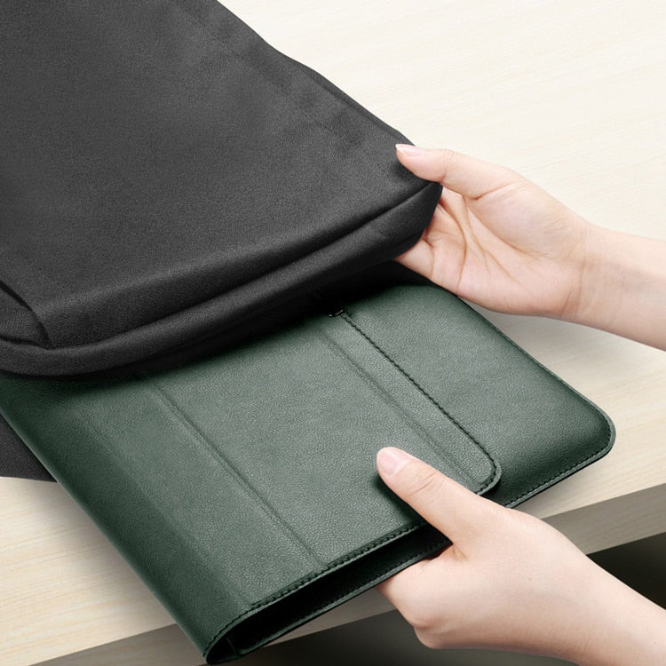 Adjustable Laptop Stand & Sleeve – Enhanced Ergonomic Comfort for Work