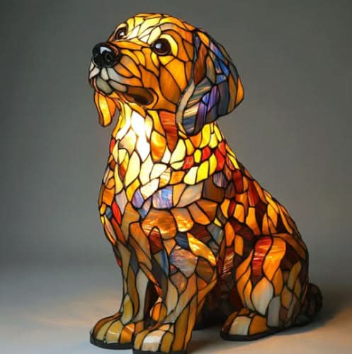 Pet Design Night Lamp | Warm Light | USB Powered with Switch