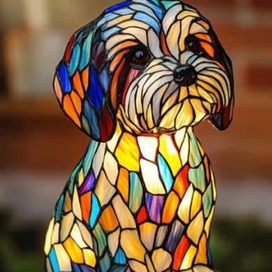 Pet Design Night Lamp | Warm Light | USB Powered with Switch