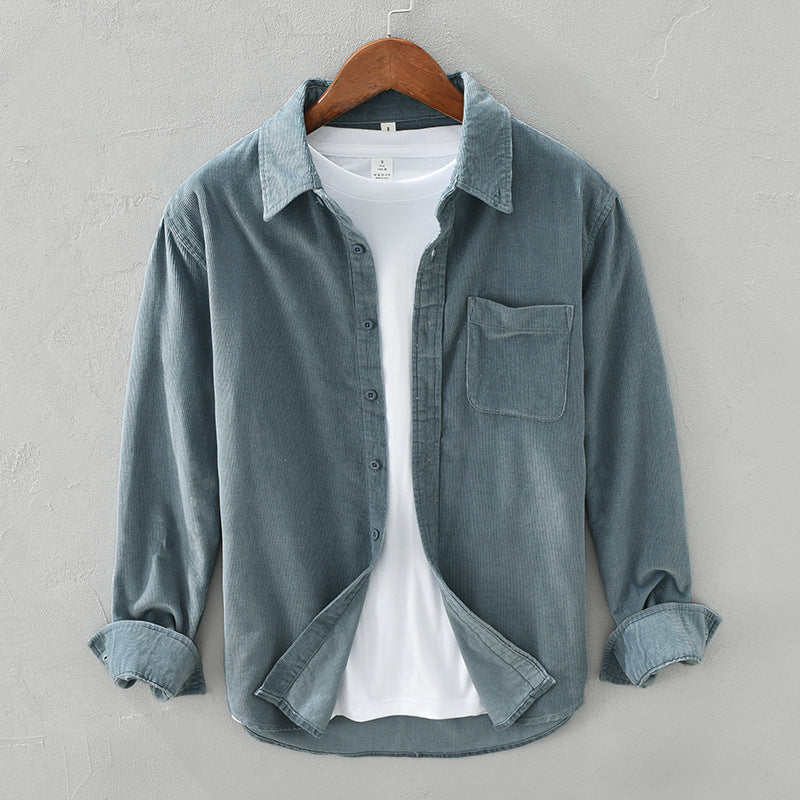 Men's Cord Shirt | Long Sleeve