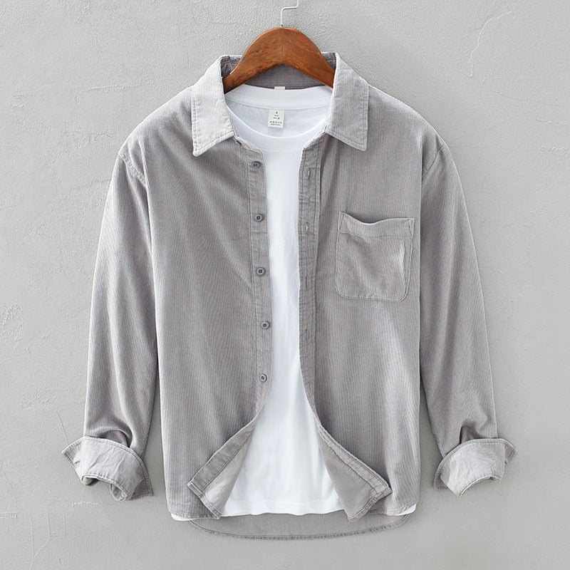 Men's Cord Shirt | Long Sleeve
