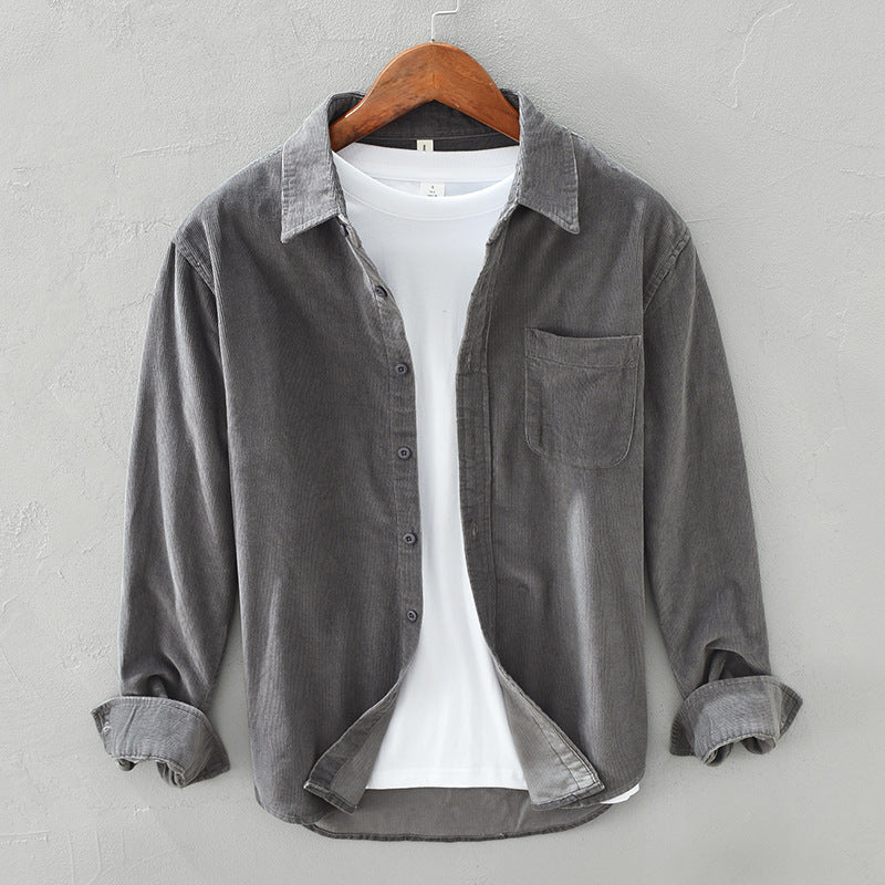 Men's Cord Shirt | Long Sleeve