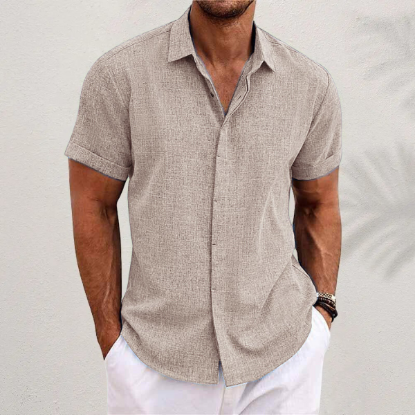 Men's Linen Shirt | Short Sleeve