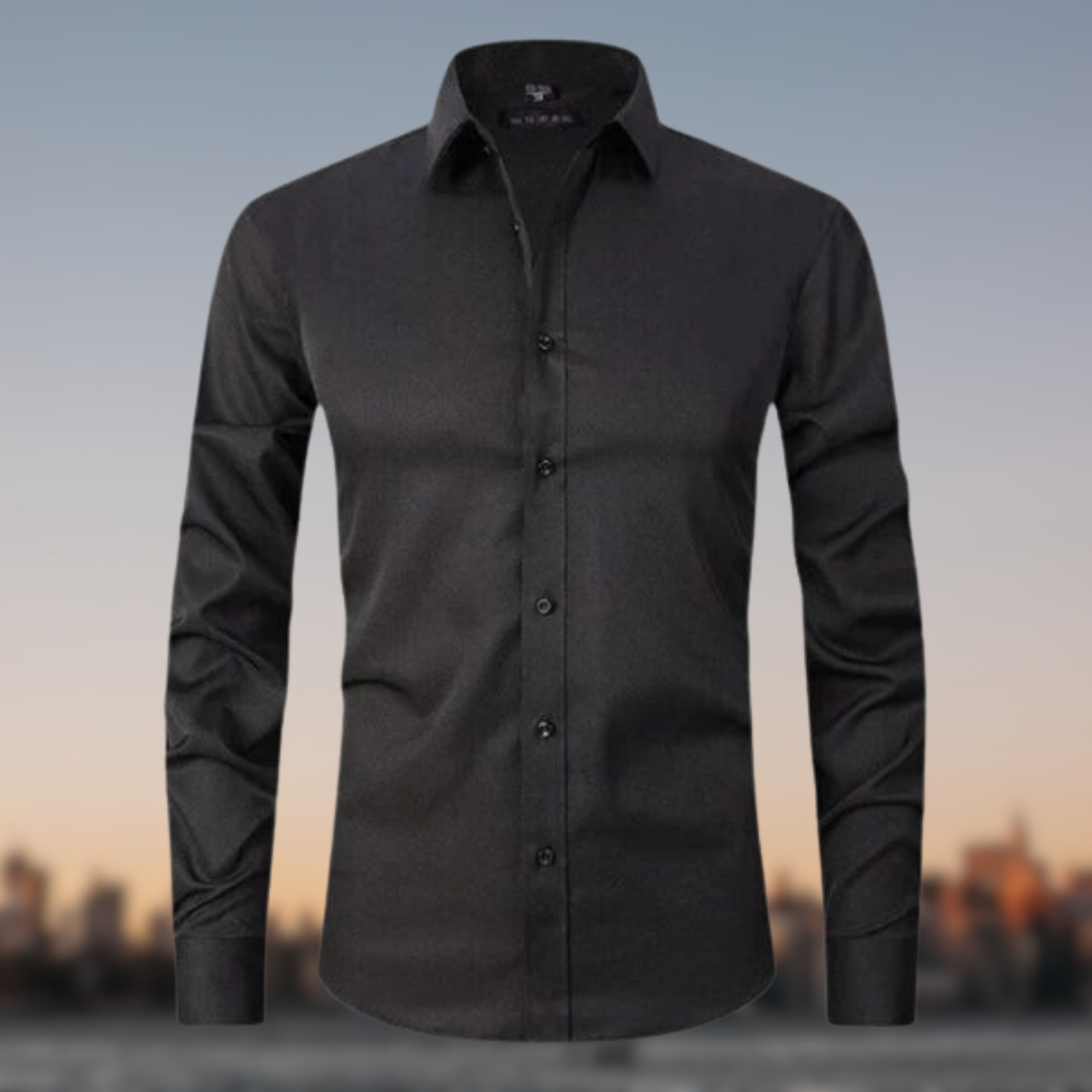 Men's Elegant Stretch Shirt | Long Sleeve